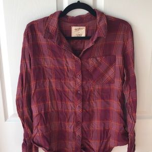 ARIZONA JEANS CO. | button down flannel